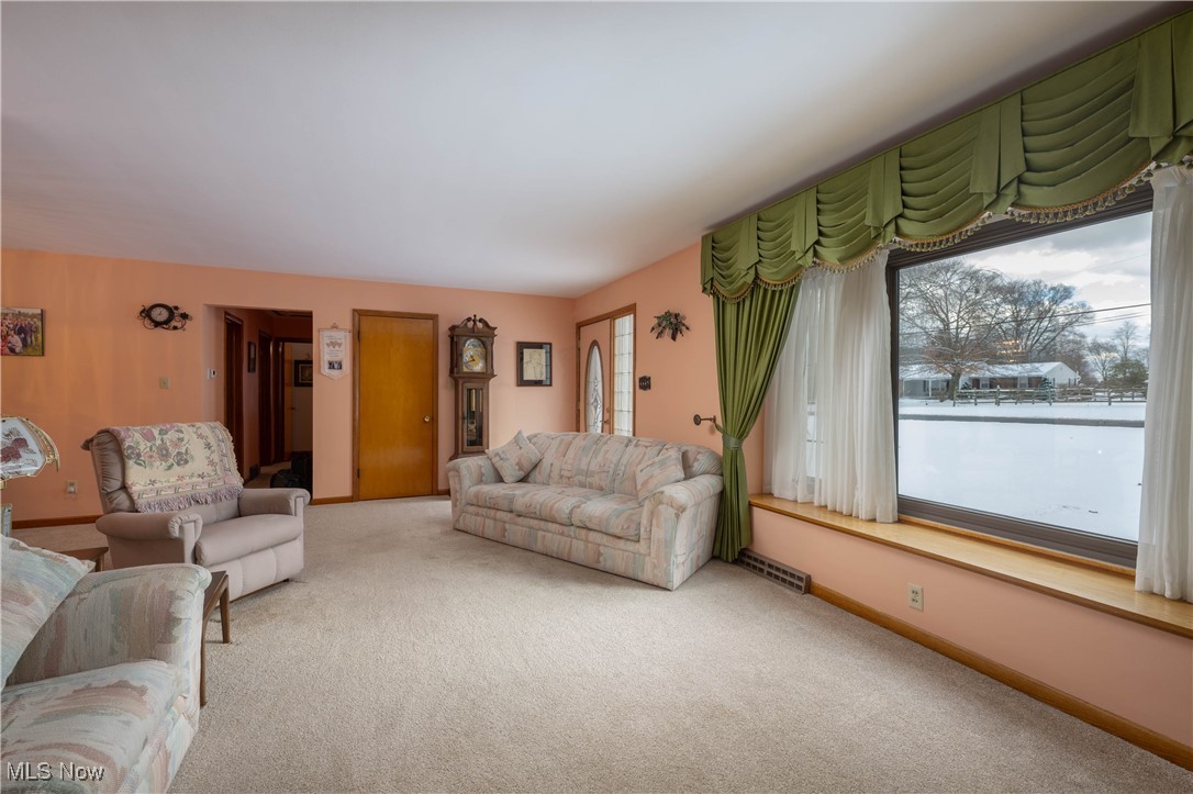 3205 Hemphill Road Barberton, OH 44203 - Photo 8 of 22 Living room featuring carpet flooring