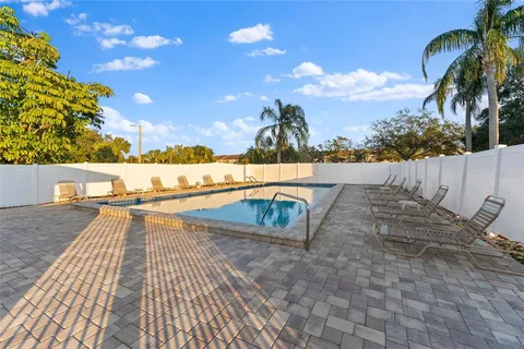 a view of outdoor space with seating