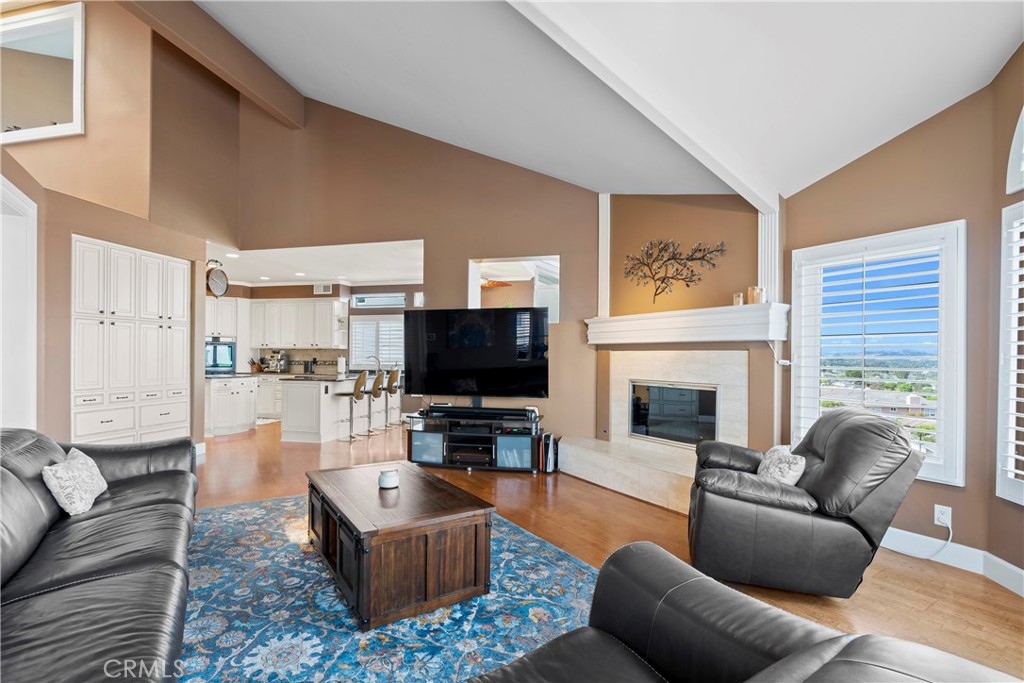 33662 Holtz Hill Drive Dana Point, CA 92629 - Photo 27 of 75 a living room with furniture and a flat screen tv