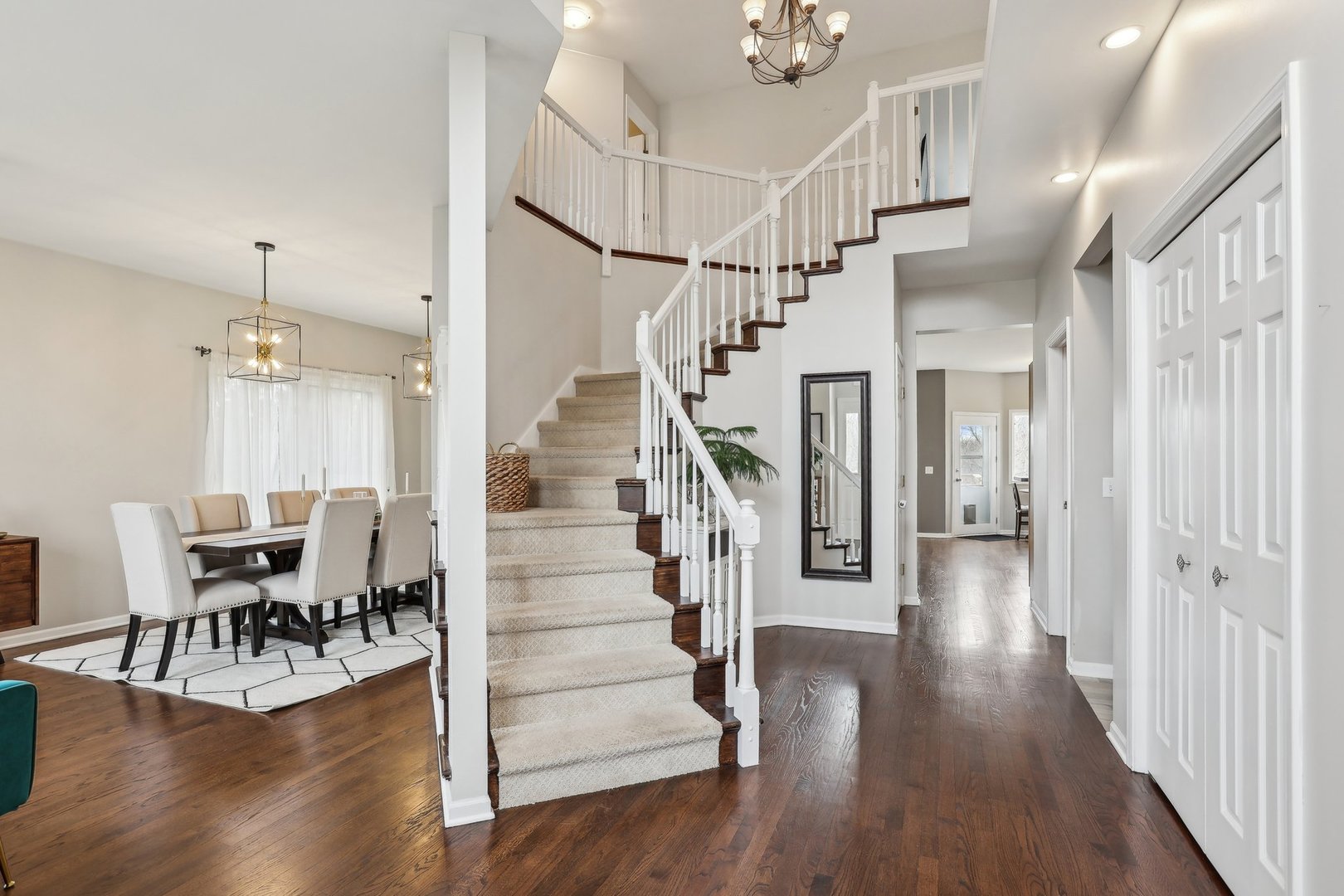 40783 Gridley Drive Antioch, IL 60002 - Photo 12 of 44 a view of entryway and hall with wooden floor