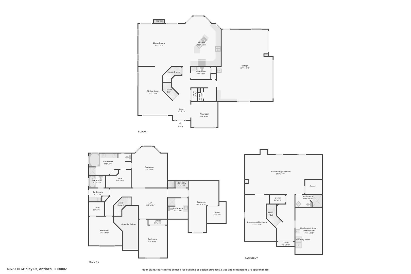 40783 Gridley Drive Antioch, IL 60002 - Photo 44 of 44 a picture of a wall with a white wall