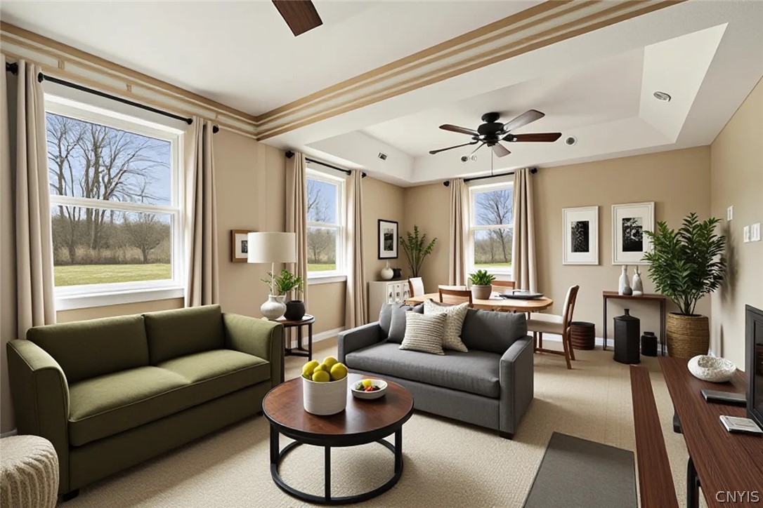6126 Lowell Road Westmoreland, NY 13440 - Photo 35 of 49 In-law suite living room *Virtually Staged*