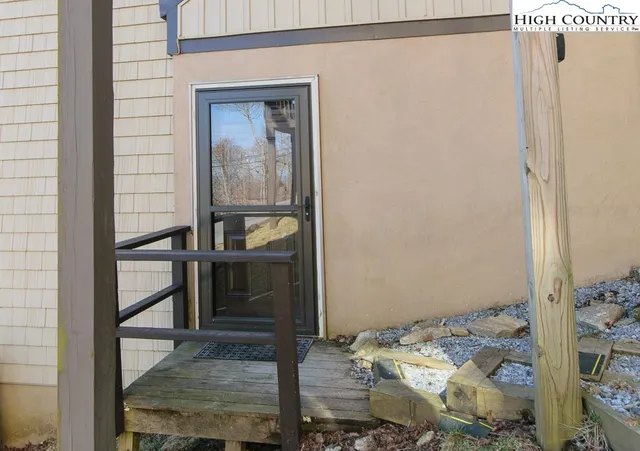 a view of ocean and mountains