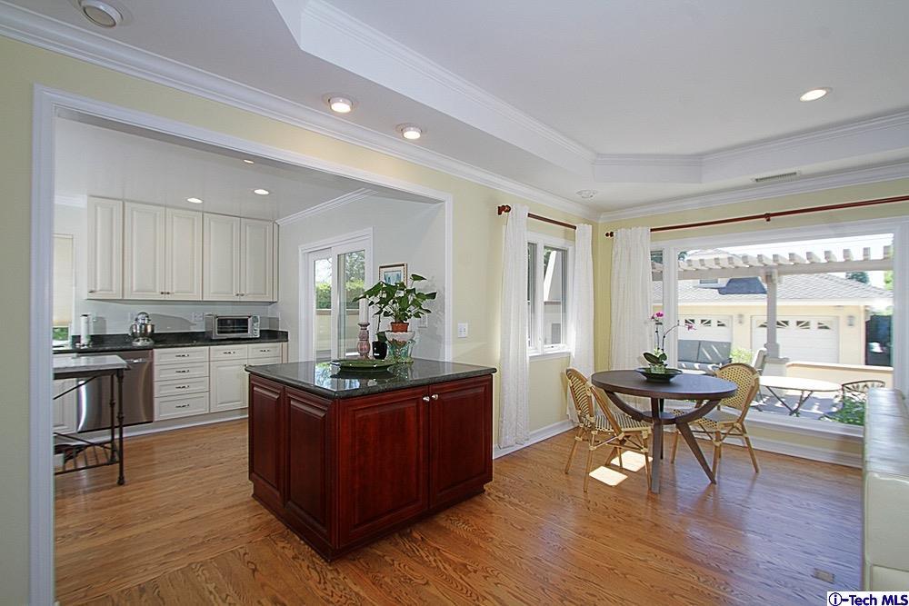 3690 Newhaven Road Pasadena, CA 91107 - Photo 11 of 21 a living room with granite countertop furniture and kitchen view
