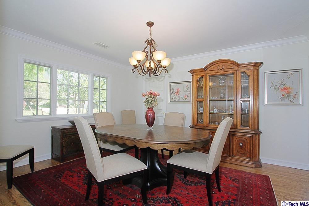 3690 Newhaven Road Pasadena, CA 91107 - Photo 8 of 21 a view of a dining room with furniture window and wooden floor