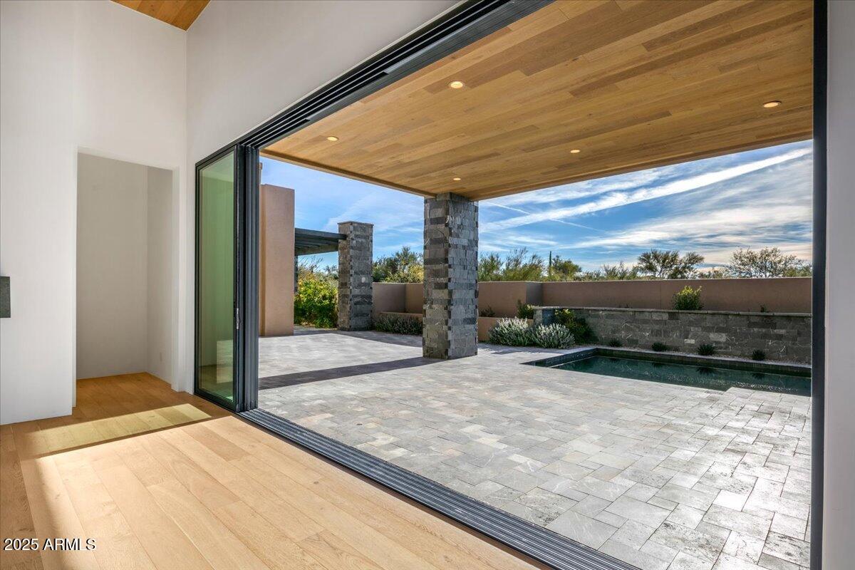 10249 East Joy Ranch Road Scottsdale, AZ 85262 - Photo 46 of 57 a view of a backyard of a house