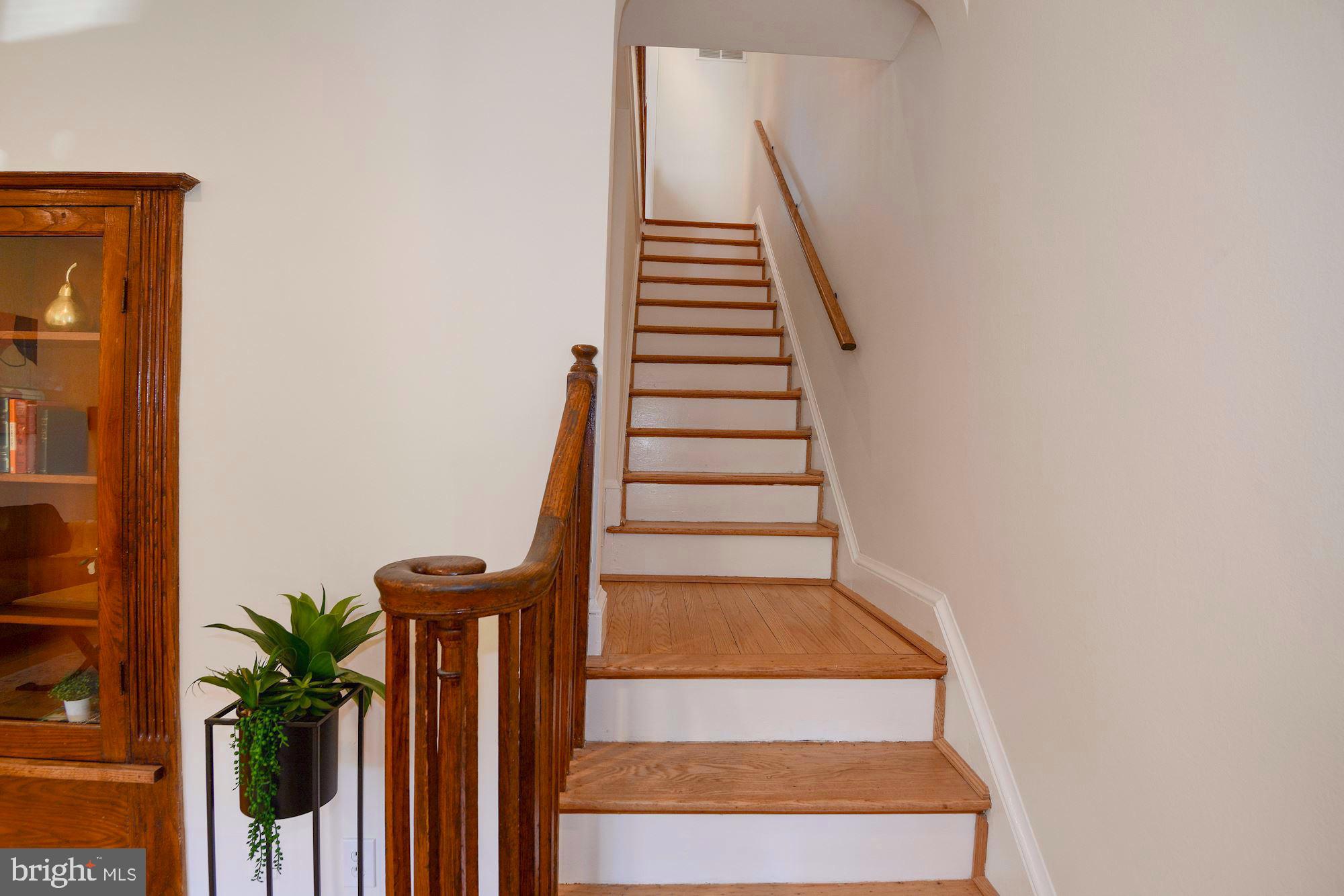 1335 Rittenhouse Street Northwest Washington, DC 20011 - Photo 14 of 33 Main Level Staircase leading to Second Level