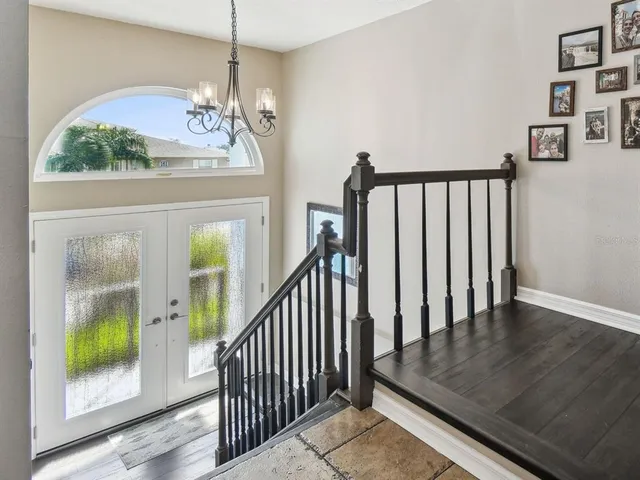 a kitchen with granite countertop a sink and counter space