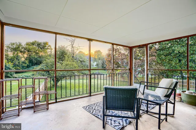 a view of a city from a balcony