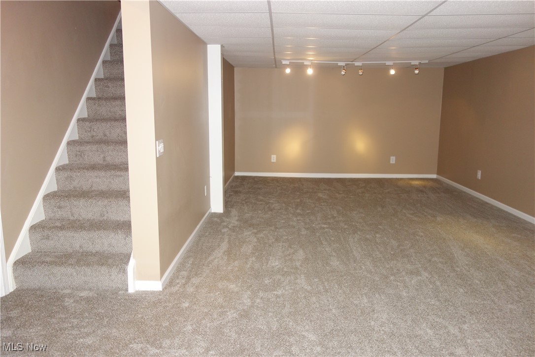 4891 Edson Road Kent, OH 44240 - Photo 38 of 48 Superb potential in this Recreation room w/ brand new carpet