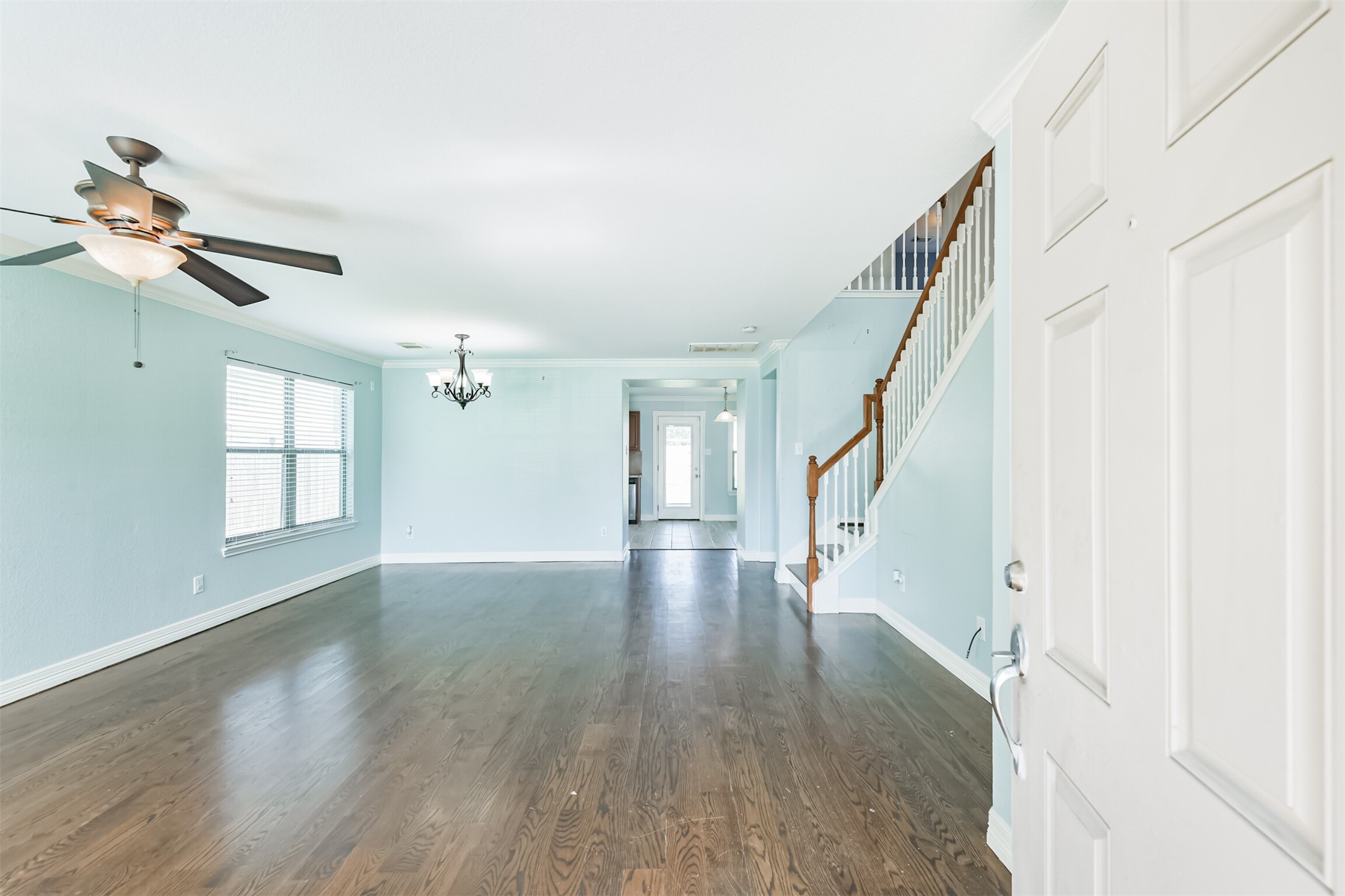 9207 Cribbage Court Houston, TX 77083 - Photo 11 of 47 a view of an entryway with wooden floor