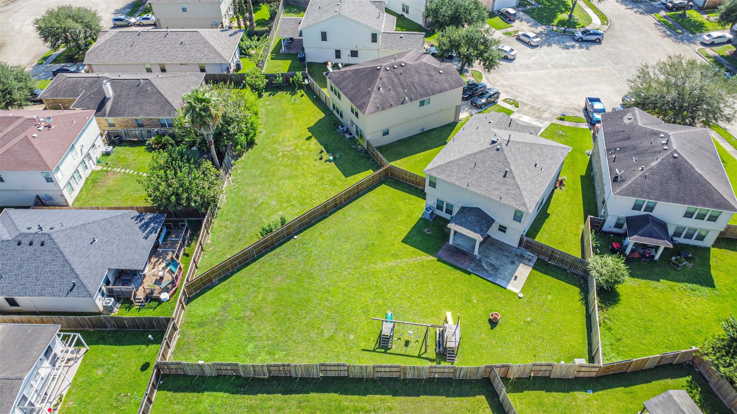 9207 Cribbage Court Houston, TX 77083 - Photo 8 of 47 an aerial view of a house with a swimming pool