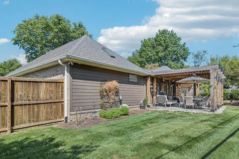 a view of wooden fence