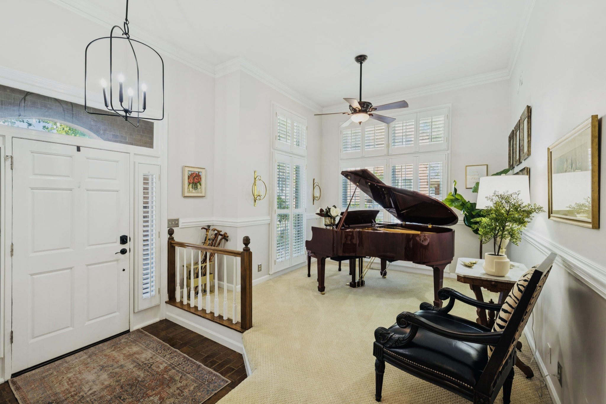 121 Pebble View Drive Franklin, TN 37064 - Photo 8 of 49 a livingroom with dining area a livingroom and chandelier