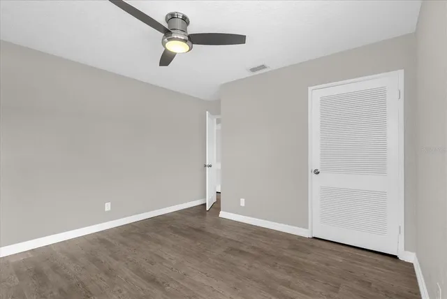 wooden floor in an empty room