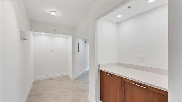 a view of storage room with washer and dryer