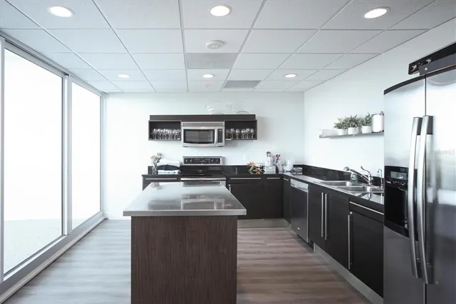 a view of a basketball court