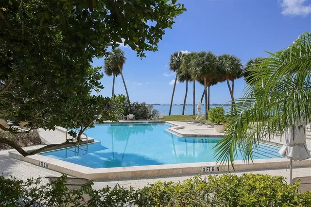 a view of a terrace with a garden