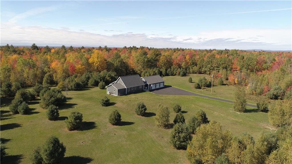 491 Ridge Road Plymouth, ME 04969 - Photo 33 of 35 Aerial of Front of Home