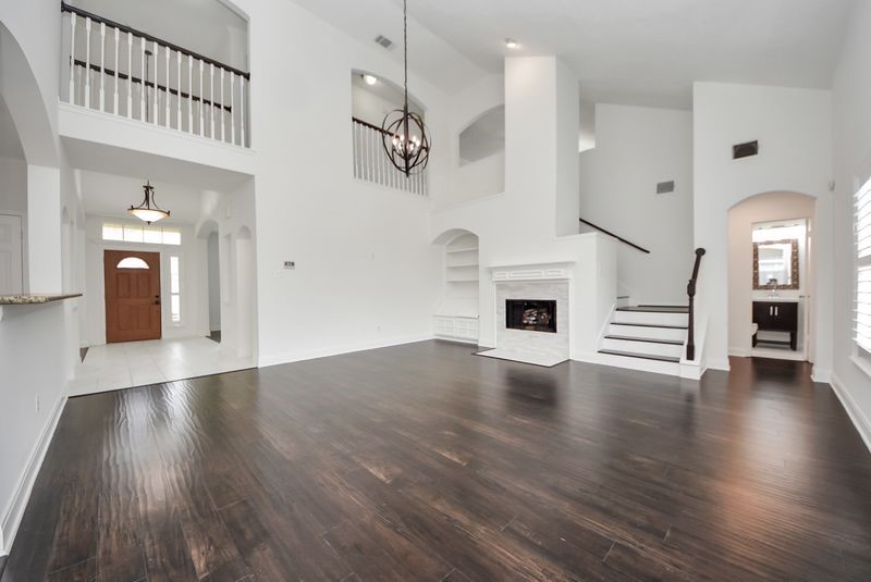 20831 Deauville Drive Spring, TX 77388 - Photo 12 of 42 View from the family room showing the catwalk above and the formal entry.
