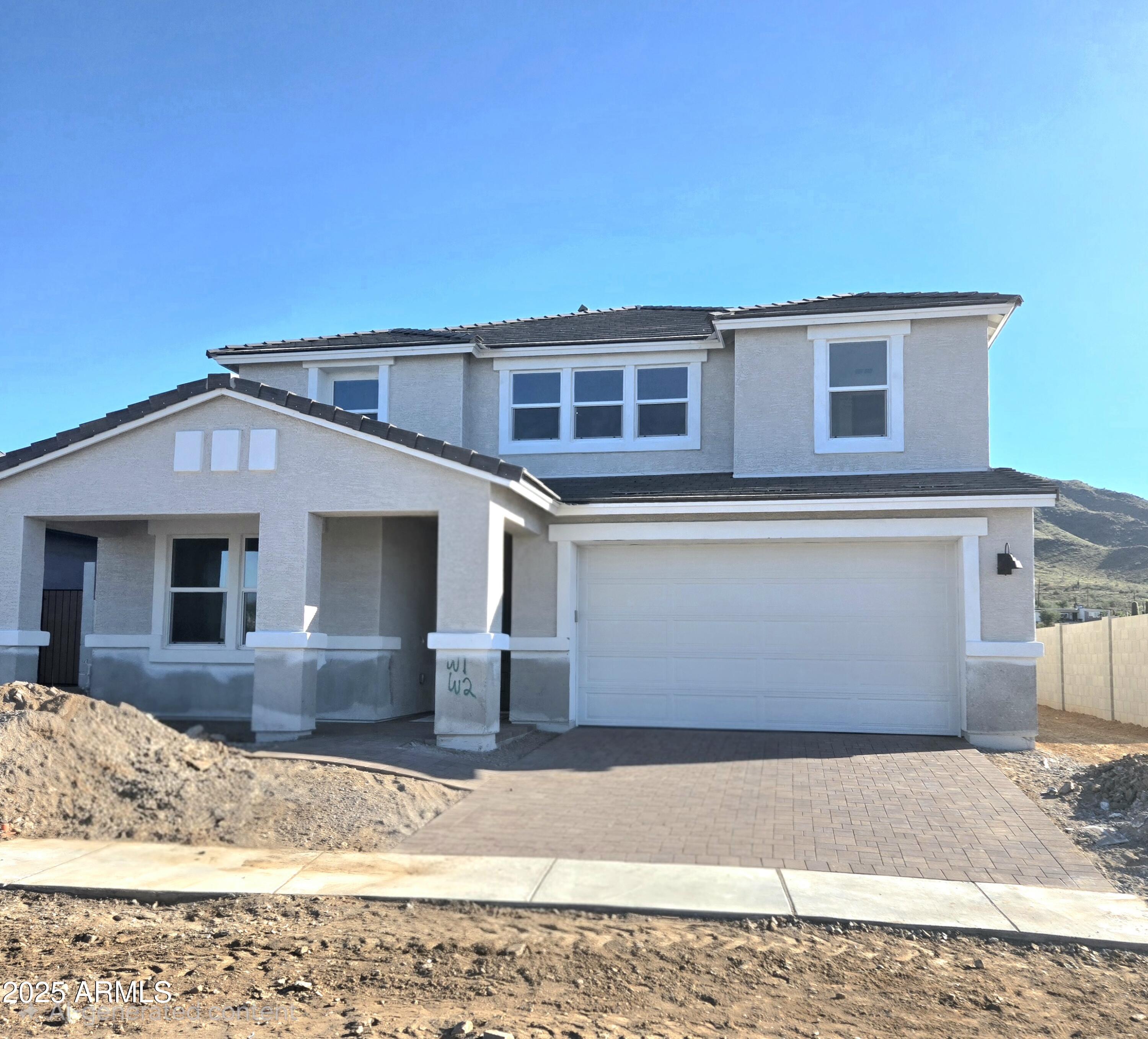a view of a house with a patio