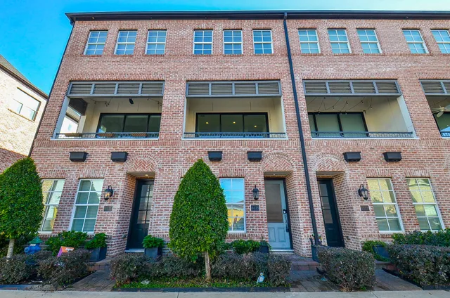 a front view of a building