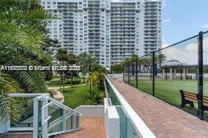 2851 Northeast 183rd Street, Unit 802E Aventura, FL 33160 - Photo 29 of 37 a view of a balcony with yard