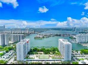 2851 Northeast 183rd Street, Unit 802E Aventura, FL 33160 - Photo 33 of 37 a view of a lake with a city view