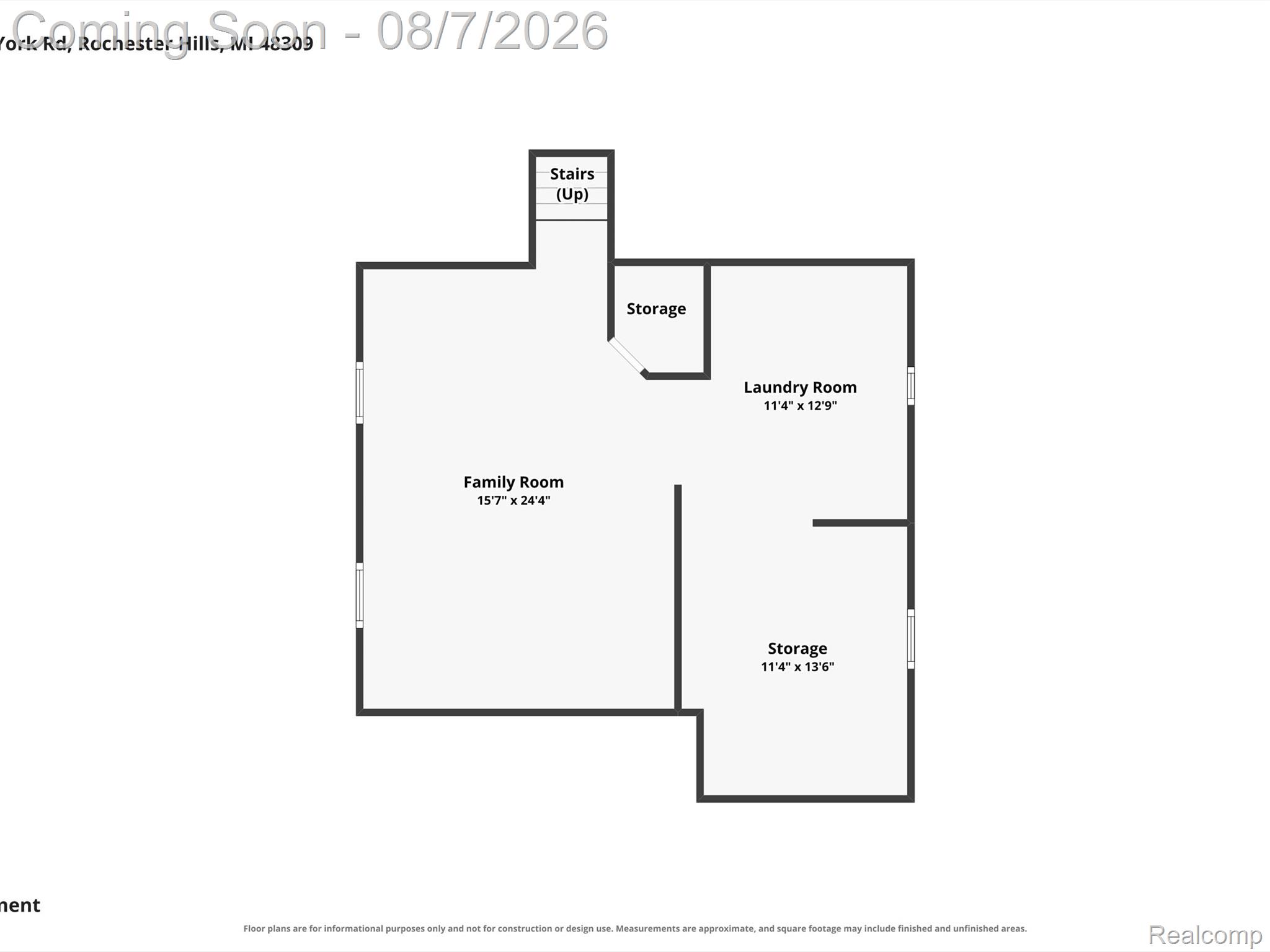 3077 York Road Rochester, MI 48309 - Photo 38 of 48 02-Basement.jpg