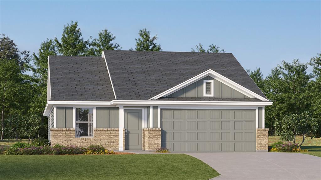 11301 Rodeo Drive Providence Village, TX 76227 - Photo 1 of 1 a front view of a house with a yard