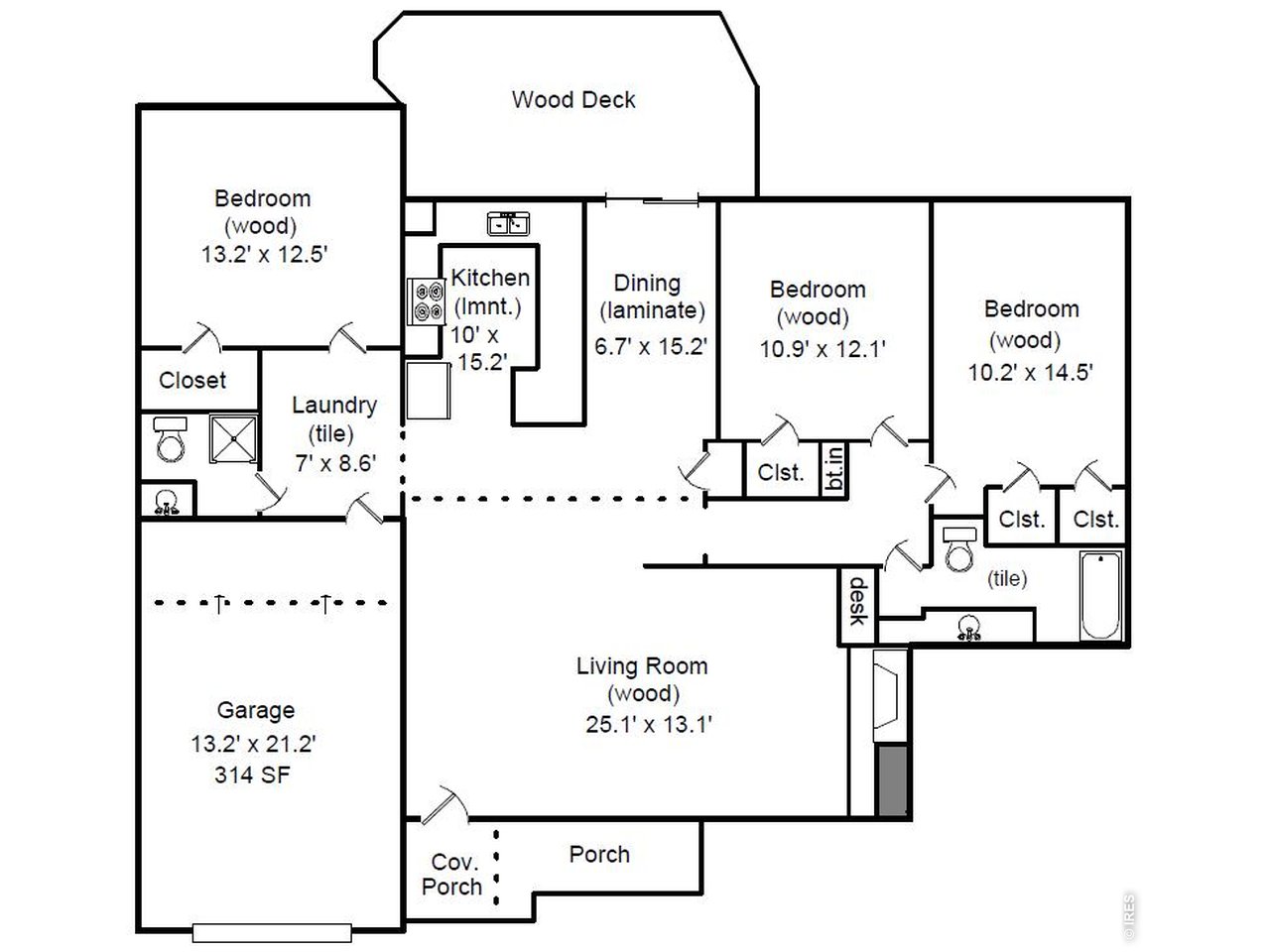 1032 South Taft Hill Road Fort Collins, CO 80521 - Photo 40 of 40 Floorplan