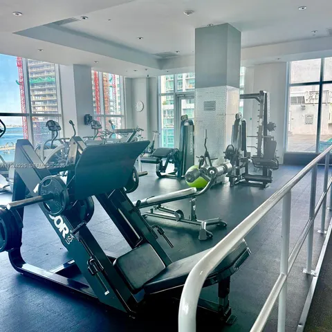 a room with furniture and window