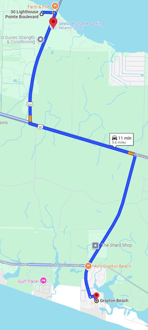 30 Lighthouse Pointe Boulevard Santa Rosa Beach, FL 32459 - Photo 32 of 41 Lighthouse Pointe to Grayton Beach