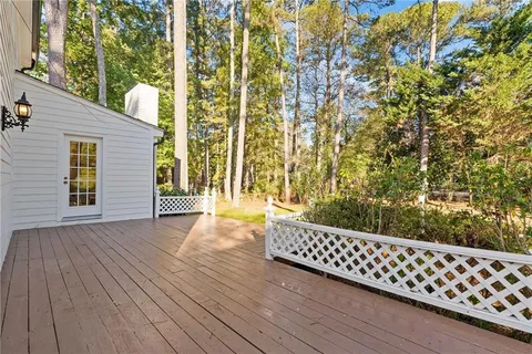 a view of a house with a street
