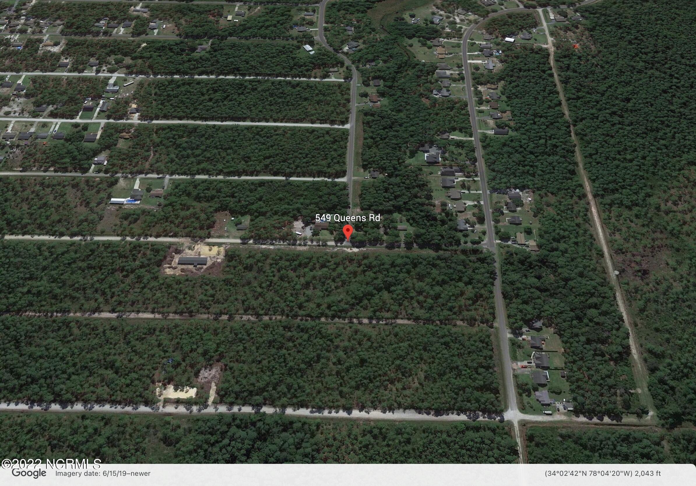 549 Queens Road Boiling Spring Lakes, NC 28461 - Photo 1 of 1 AERIAL