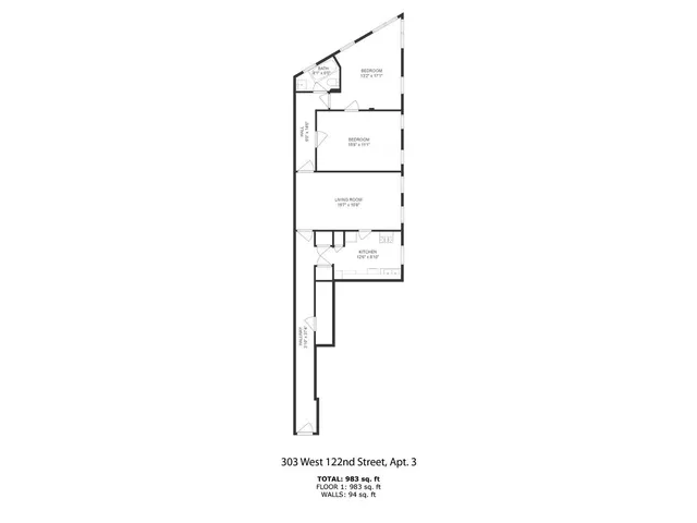 $389,000 | 303 West 122nd Street, Unit 3 | Harlem