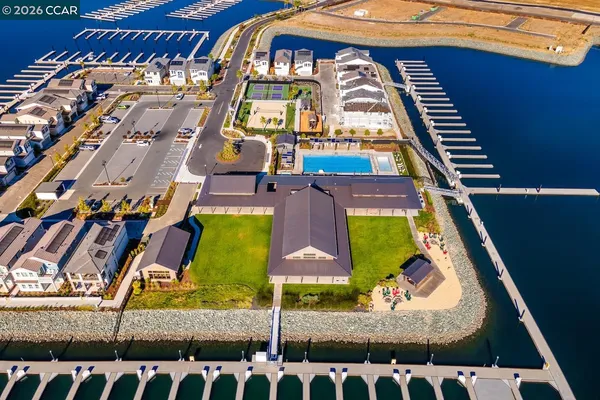 a view of swimming pool with a yard