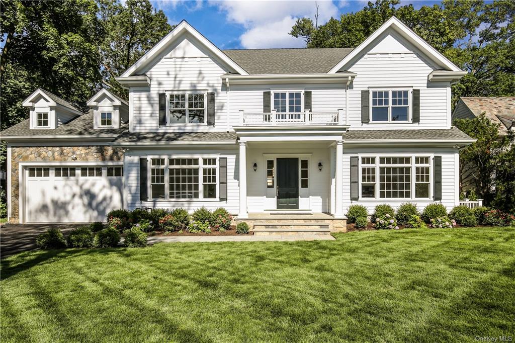 Stately stone and cedar clapboard classic colonial perfectly positioned on a very private 1/2 acre with room for a pool.  See attached documents for swimming pool plan.