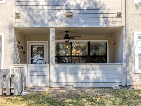 a living room with a window