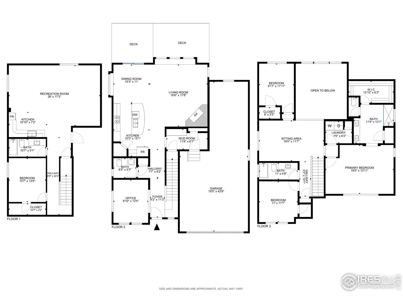 1908 Pioneer Circle Lafayette, CO 80026 - Photo 40 of 40 a picture of a floor plan