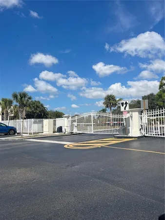 a front view of a building with a street