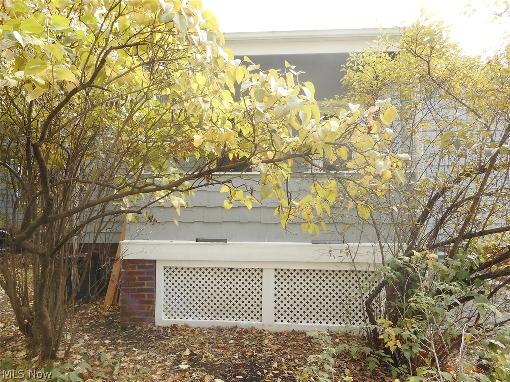 1150 Castleton Road Cleveland Heights, OH 44121 - Photo 25 of 25 View from the backyard of the porch, privacy galore!