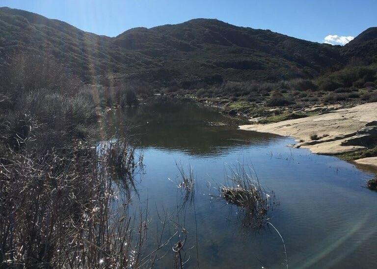 0 Rose Valley Road Ojai, CA 93023 - Photo 2 of 15 a view of a lake in middle of forest