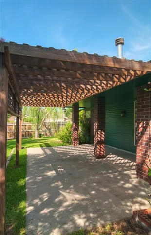 a view of a street with a view of a house