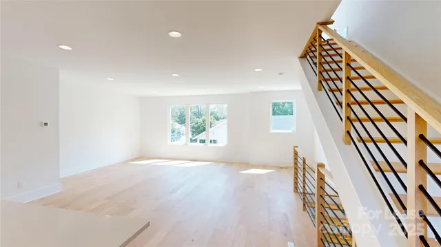 a view of an entryway with staircase