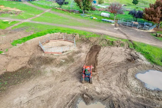 a view of balcony with two and trees