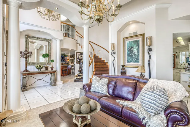 a bedroom that has a bed and a couch