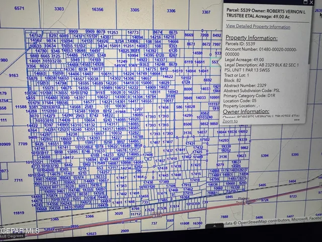 $24,500 | 2329 Blk 82 Sec 1 Psl, Van Horn, TX 79855