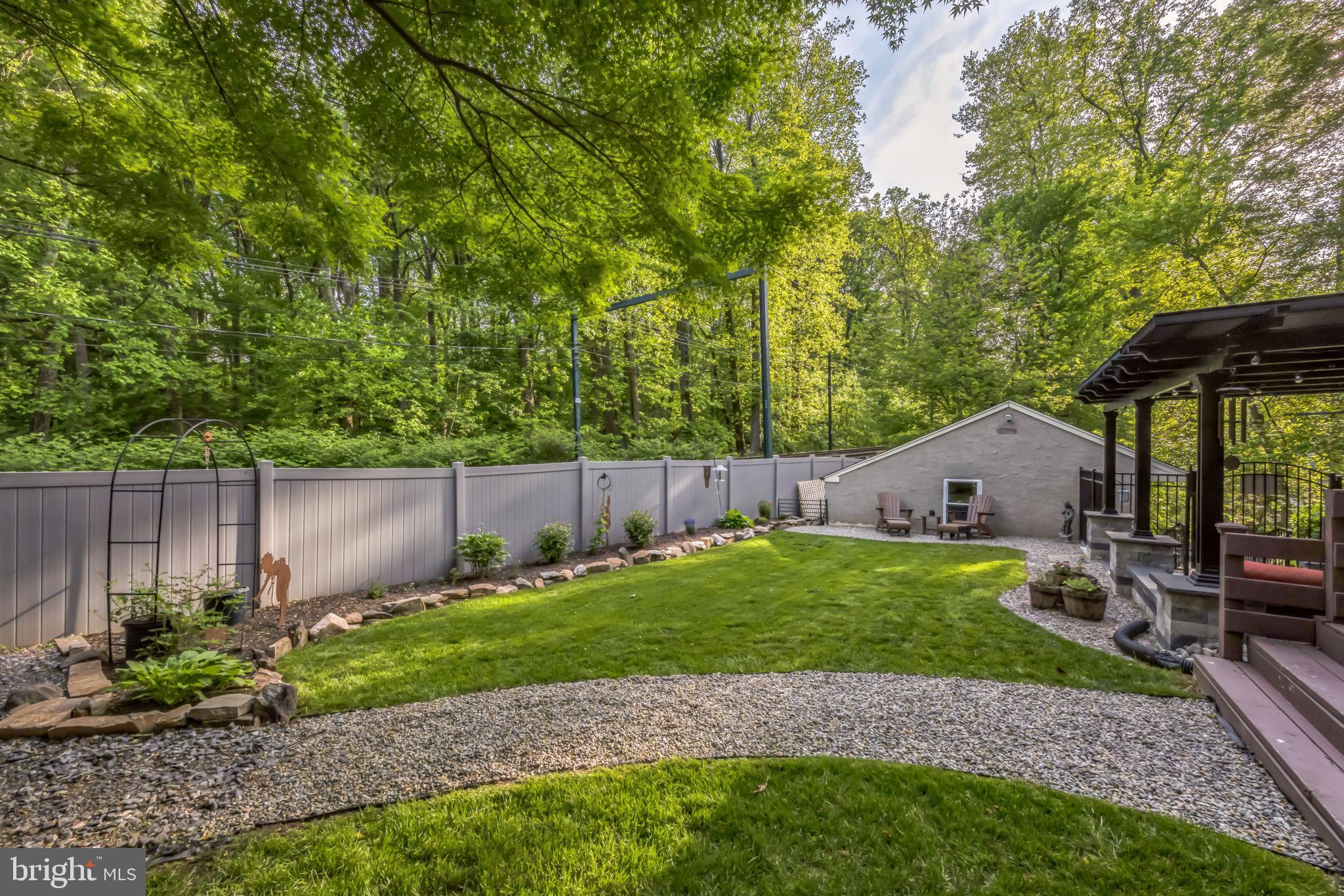 700 Pine Ridge Road Media, PA 19063 - Photo 47 of 50 a backyard of a house with lots of green space