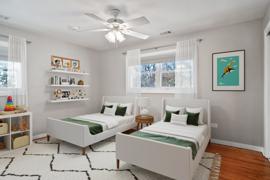 831 Ela Road Inverness, IL 60067 - Photo 11 of 25 a bedroom with furniture and windows